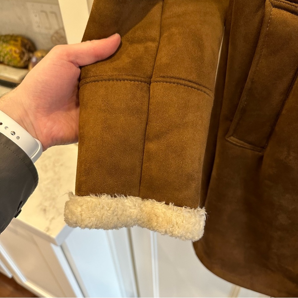 Zara Fur and Suede Coat - Picture 5 of 5